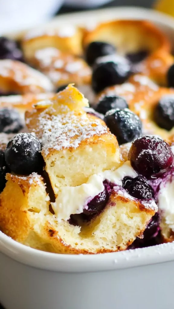 blueberry lemon cream cheese french toast casserole copycat recipe blueberry lemon cream cheese french toast casserole copycat recipe