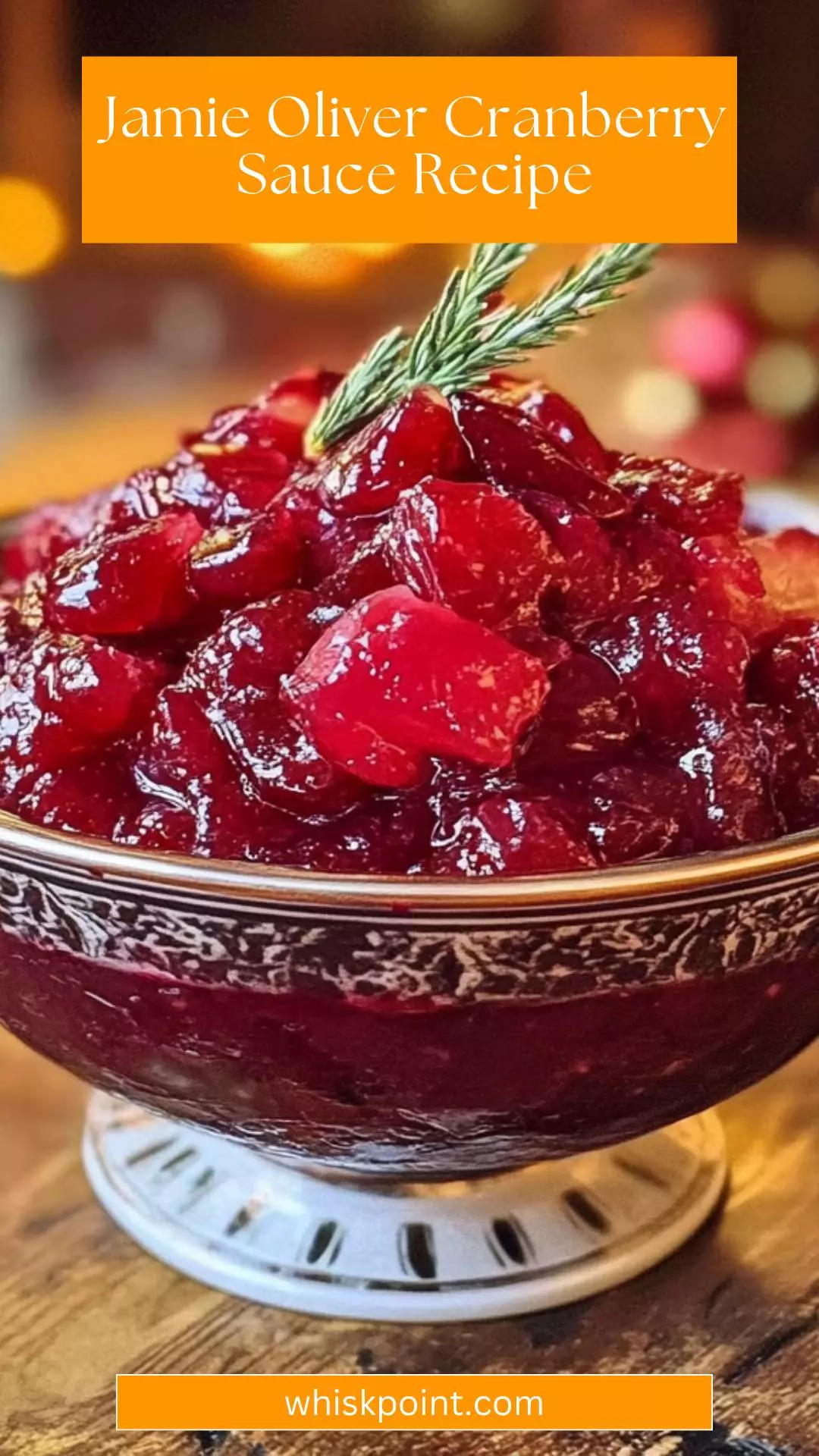 jamie oliver cranberry sauce recipe