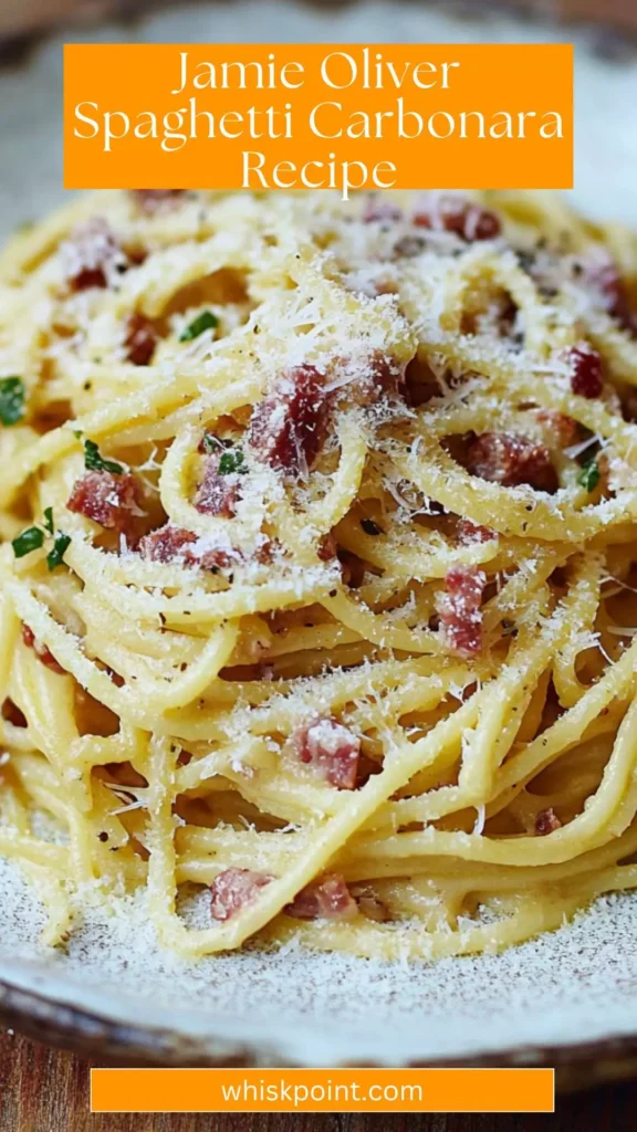 jamie oliver spaghetti carbonara recipe