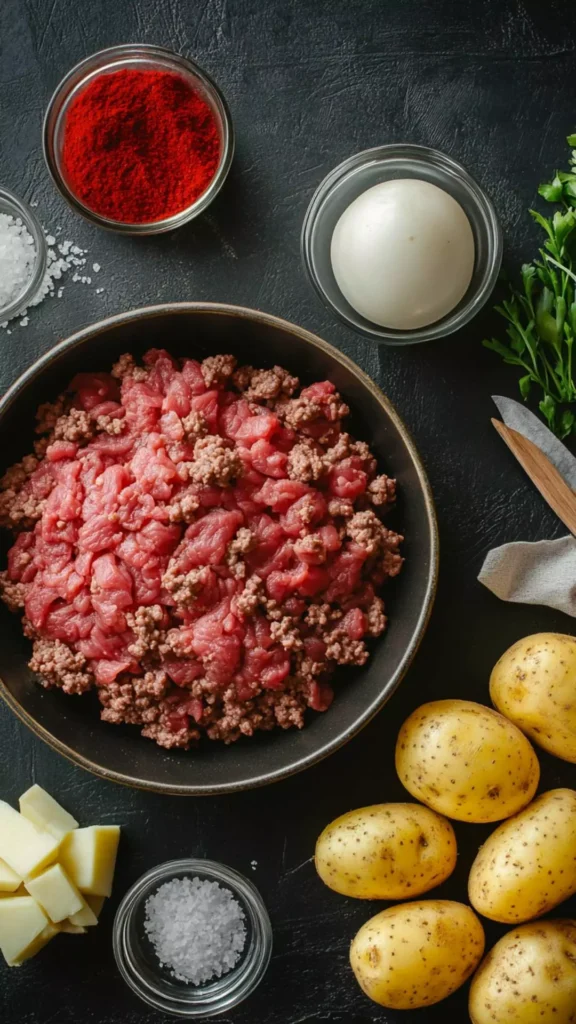Simple Ground Beef And Potatoes
