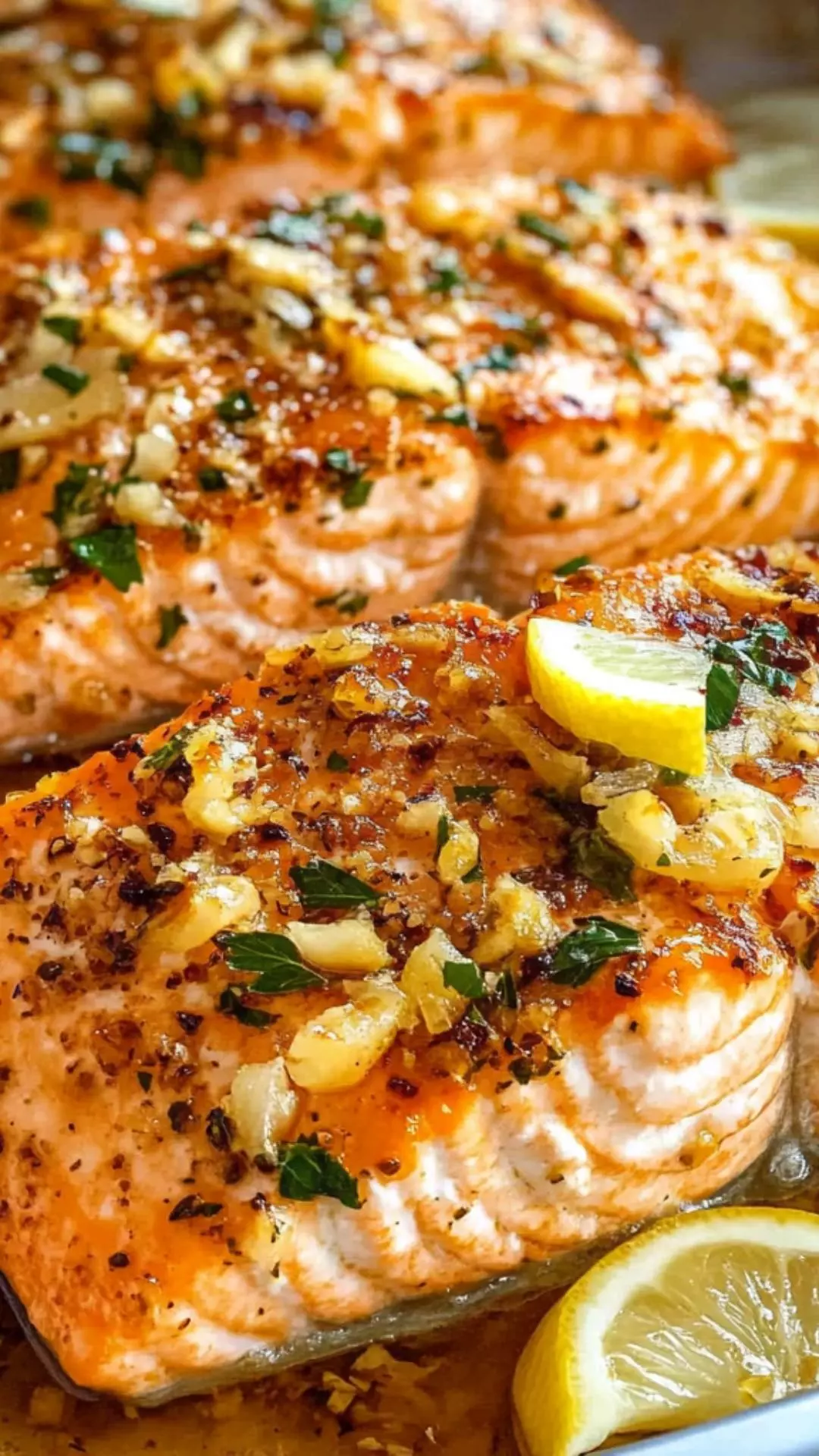 baked lemon garlic salmon copycat recipe
