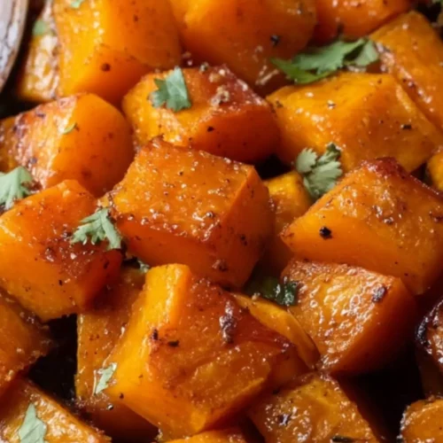 honey cinnamon roasted butternut squash