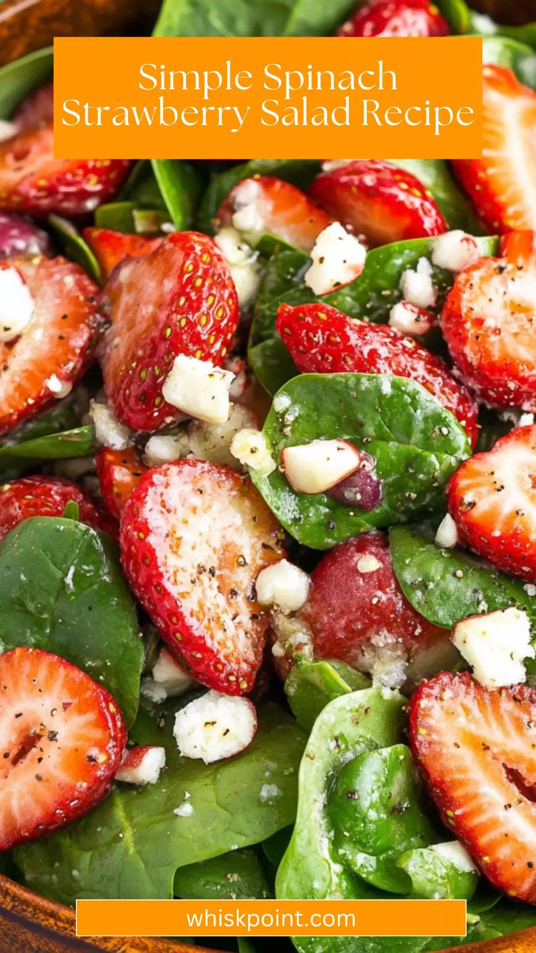 simple spinach strawberry salad recipe