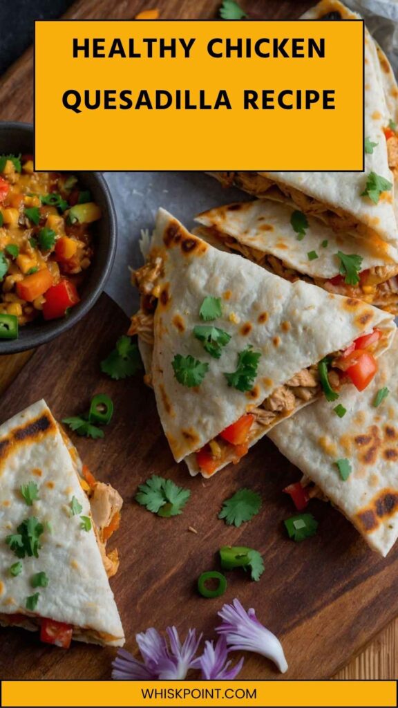 Healthy Chicken Quesadilla Recipe