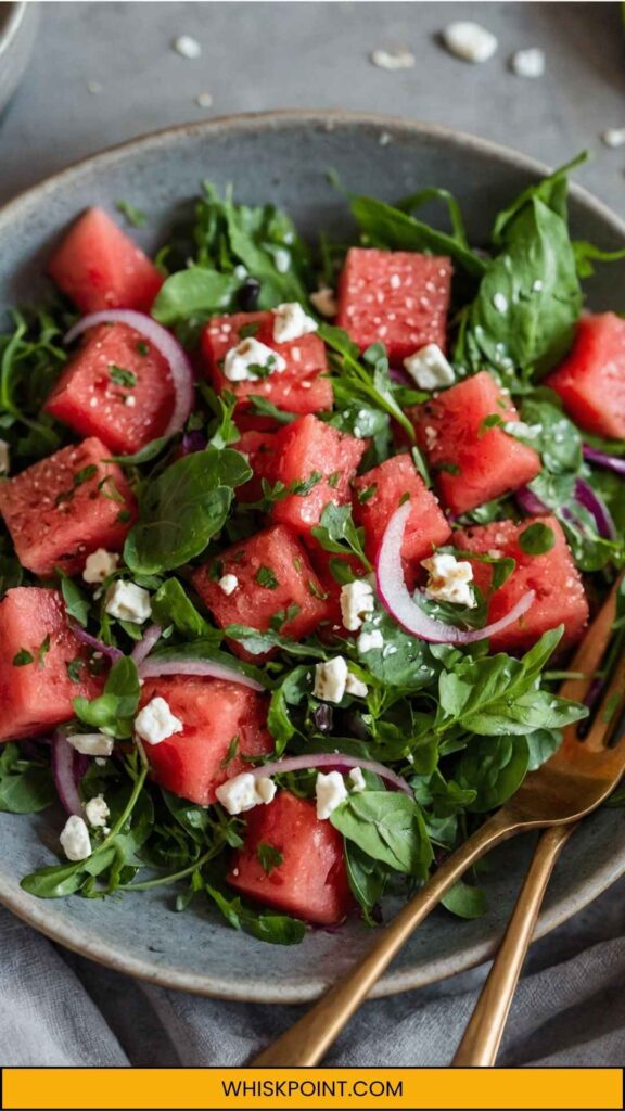 How to make Watermelon Arugula Salad How to make Watermelon Arugula Salad