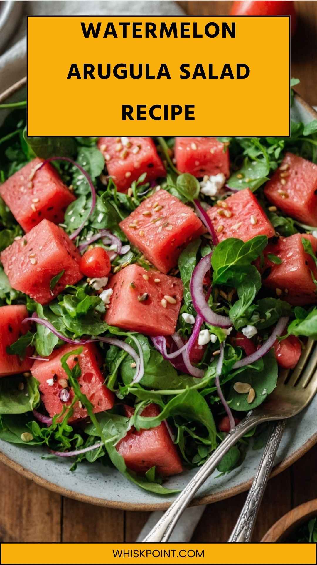Watermelon Arugula Salad Recipe