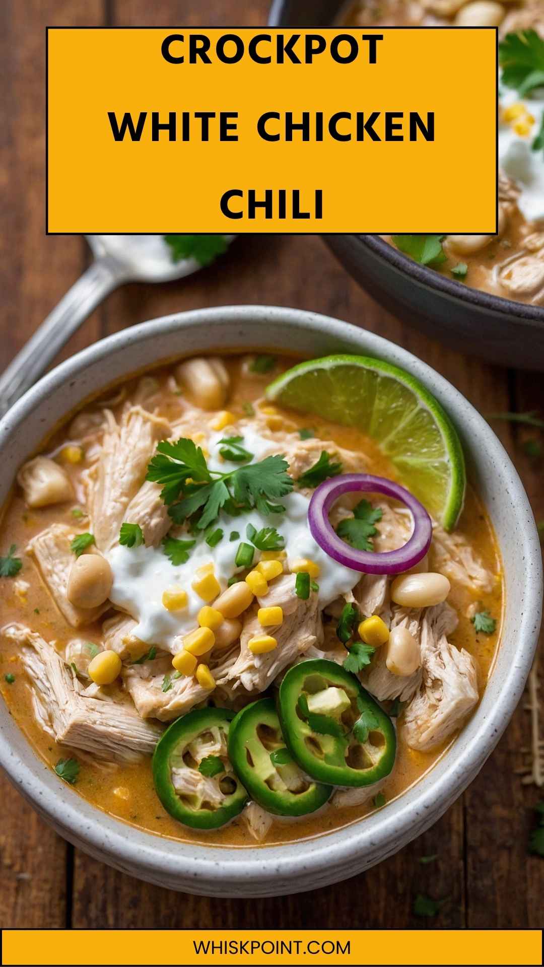 Crockpot White Chicken Chili
