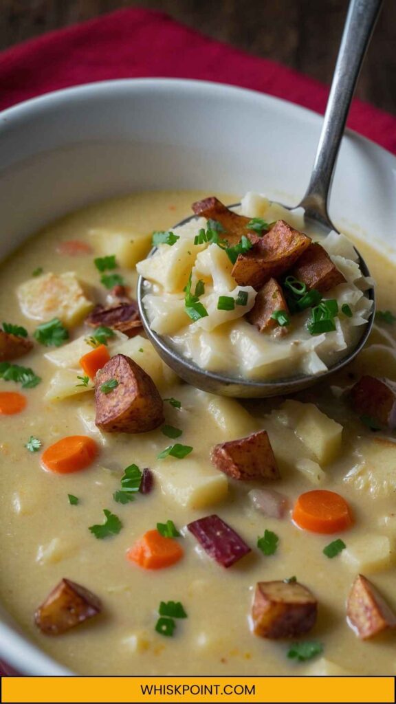 How to Make Crockpot Potato Soup