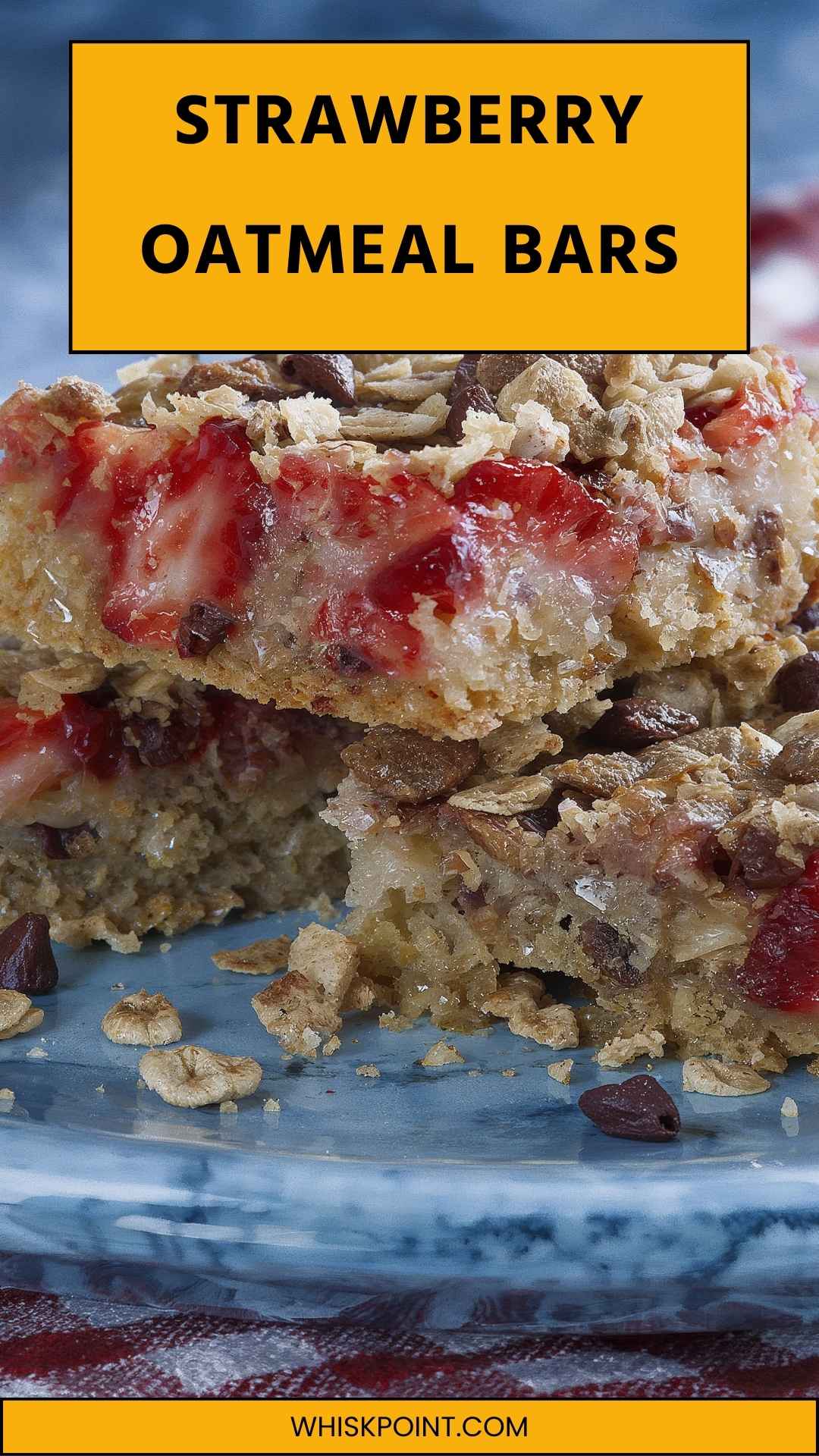 Strawberry Oatmeal Bars