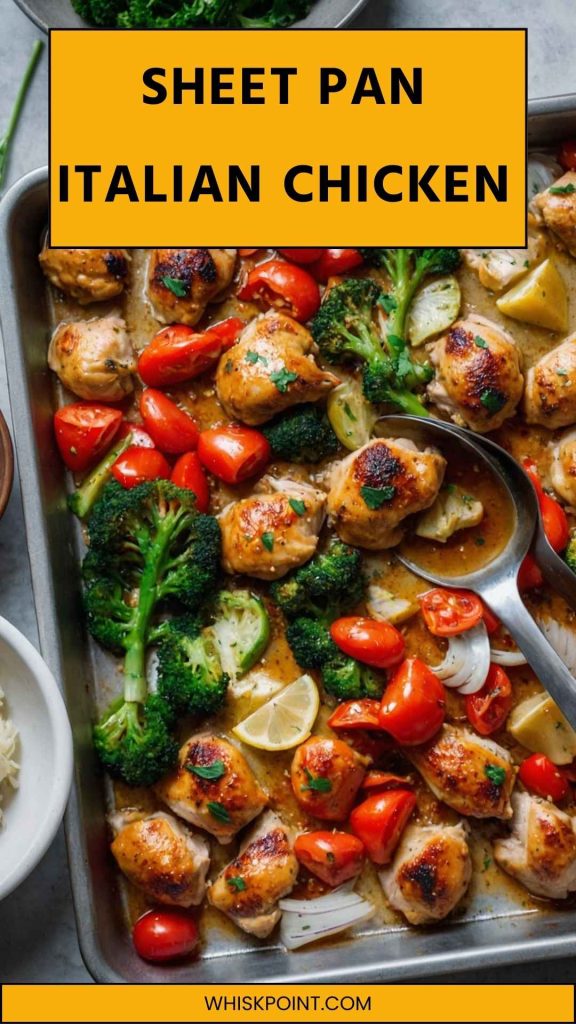 Sheet Pan Italian Chicken
