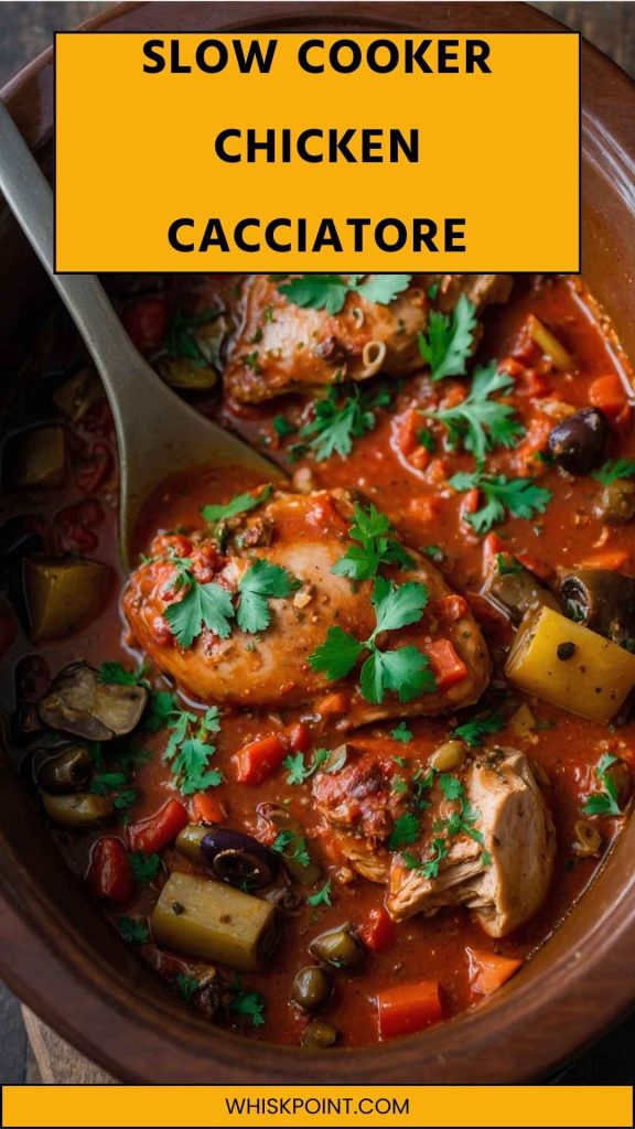 Slow Cooker Chicken Cacciatore Slow Cooker Chicken Cacciatore