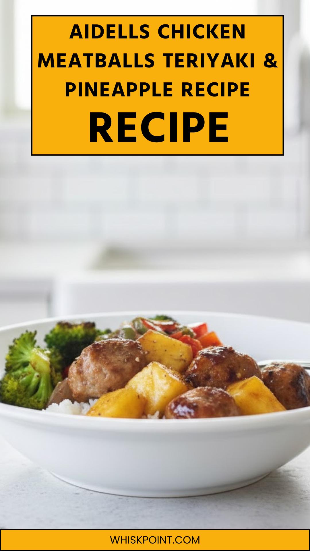 Aidells Chicken Meatballs Teriyaki & Pineapple Recipe