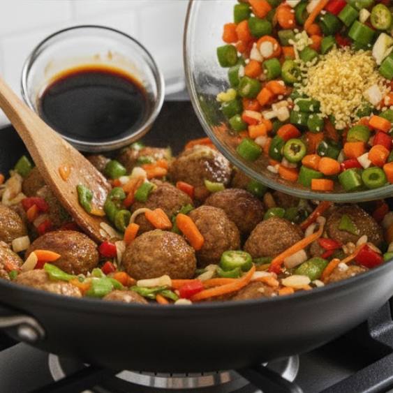 Step 4: Stir in the Vegetables