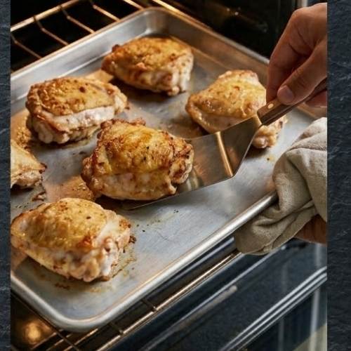 Step 4: Bake and Flip Step 4: Bake and Flip