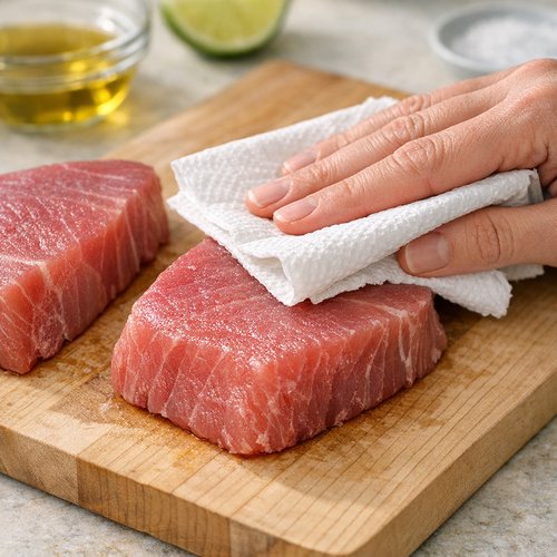 Step 2: Prepare Your Tuna Steaks