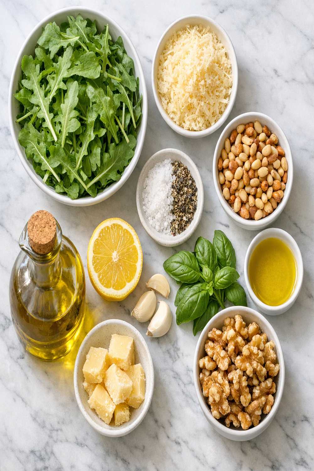 Arugula Pesto Recipe ingredients