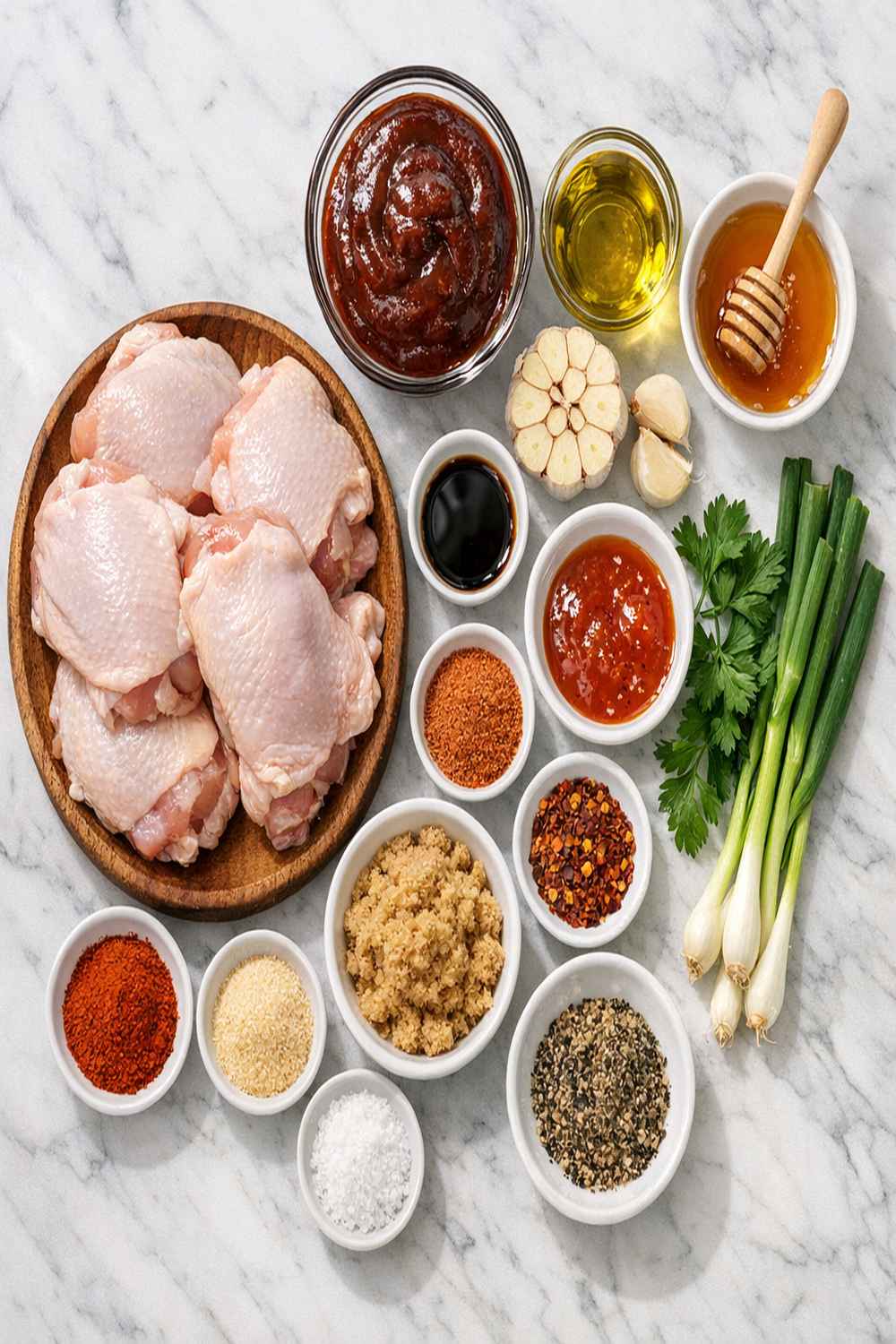 Baked Bbq Chicken Thighs Recipe ingredients