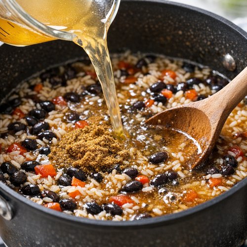 Step 3: Add Liquid and Seasonings