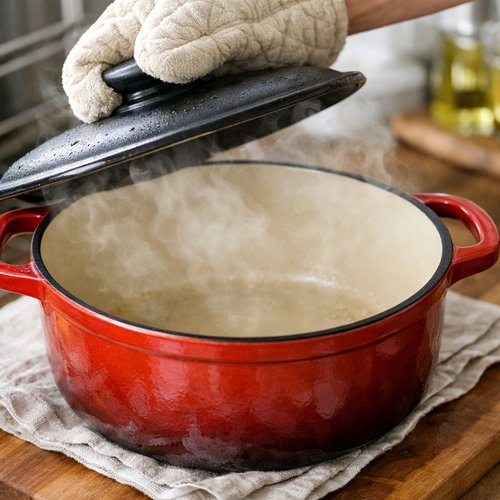 Step 8: Transfer to Your Hot Dutch Oven