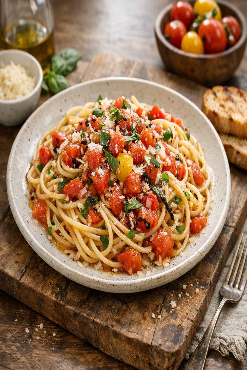 Bruschetta Pasta Recipe