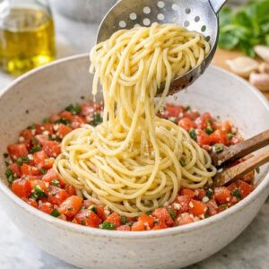 Bruschetta Pasta Recipe step 4