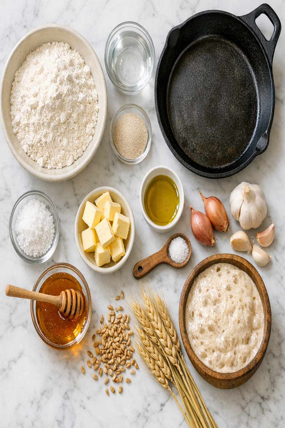 Bread Recipe Cast Iron ingredients