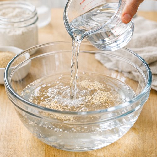 Step 1: Combine Your Wet Ingredients and Yeast