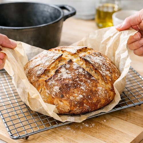 Step 11: Cool Before Slicing