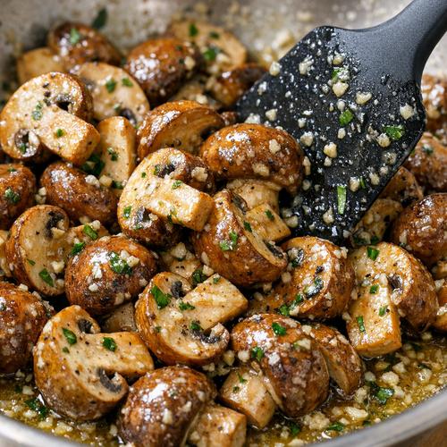 Step 4: Toss the Mushrooms